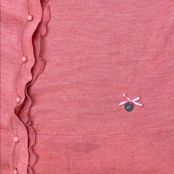 Contemporaine Merino Wool Cardigan Sweater - Picture 5 of 6